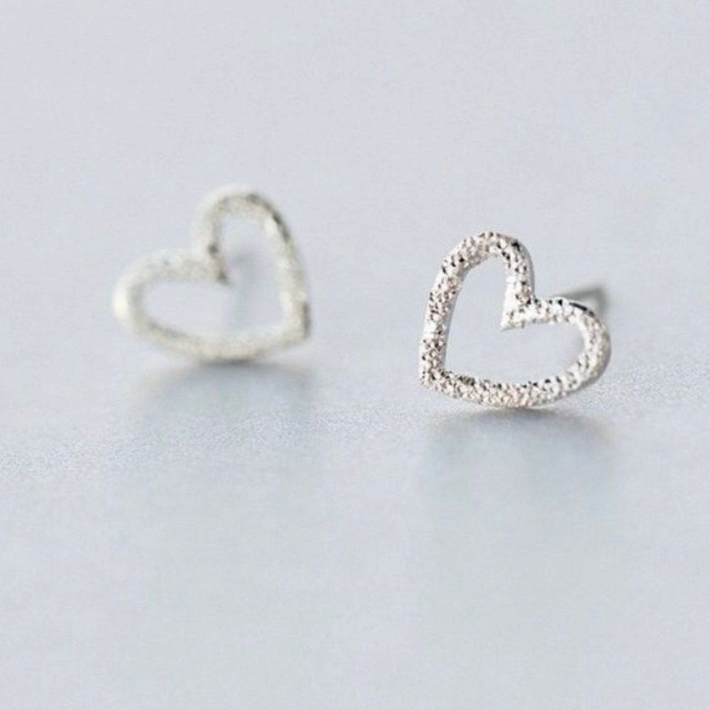 Sterling Silver Heart Earrings